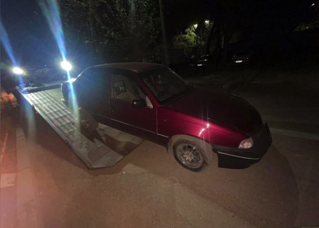 Пьяный водитель Daewoo в Уфе протаранил несколько машин