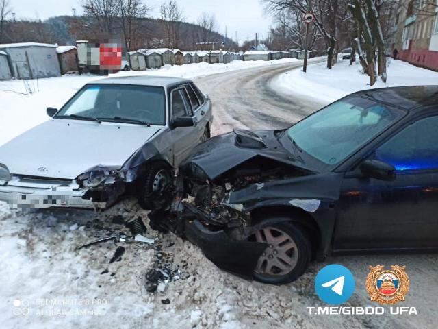 В Уфе беременная женщина пострадала в аварии