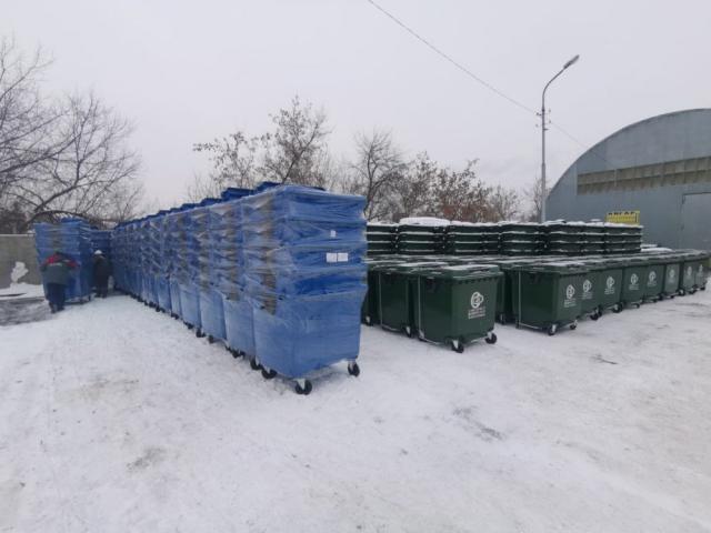 Уфа получила более 100 новых контейнеров для раздельного сбора мусора