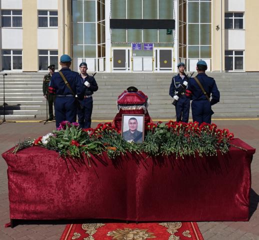 В Башкирии простились с погибшим в СВО мобилизованным Азаматом Кусяповым 