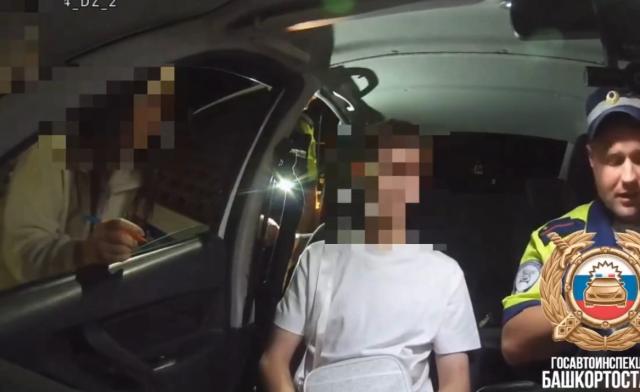 Пьяного подростка за рулем автомобиля поймали в Стерлитамаке