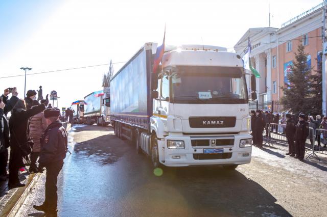 В ДНР и ЛНР отправилась четвертая гуманитарная колонна из Башкирии  