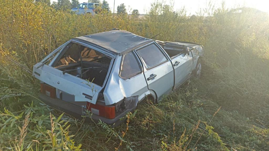 В Башкирии водитель «девятки» без прав вылетел в кювет и погиб