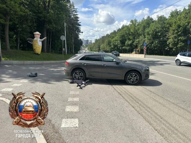 Уфимец на Audi сбил 15-летнего подростка на самокате
