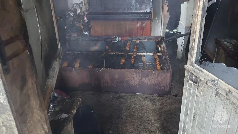 Мужчина пострадал при пожаре в многоэтажке в уфимской Деме