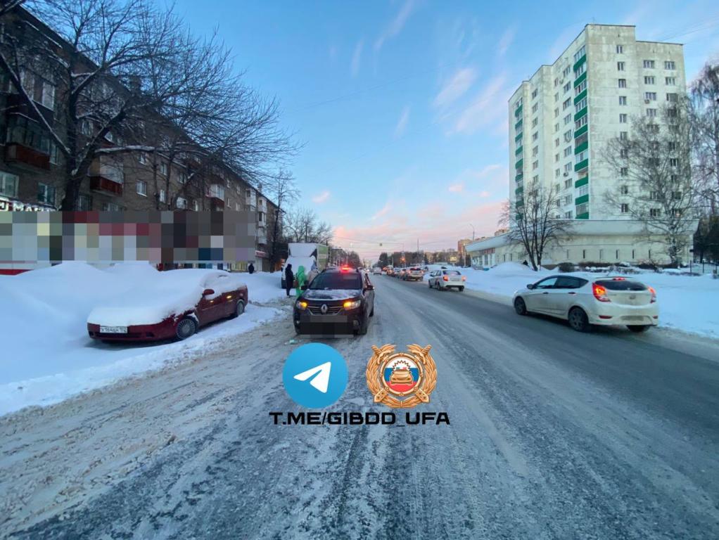 Иномарка сбила перебегавшего дорогу мужчину в уфимской Черниковке