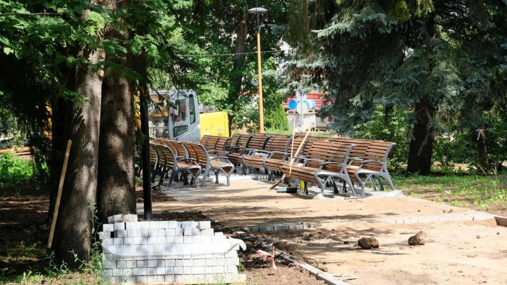 Реконструкция парка Ленина в Уфе выполнена на 70%
