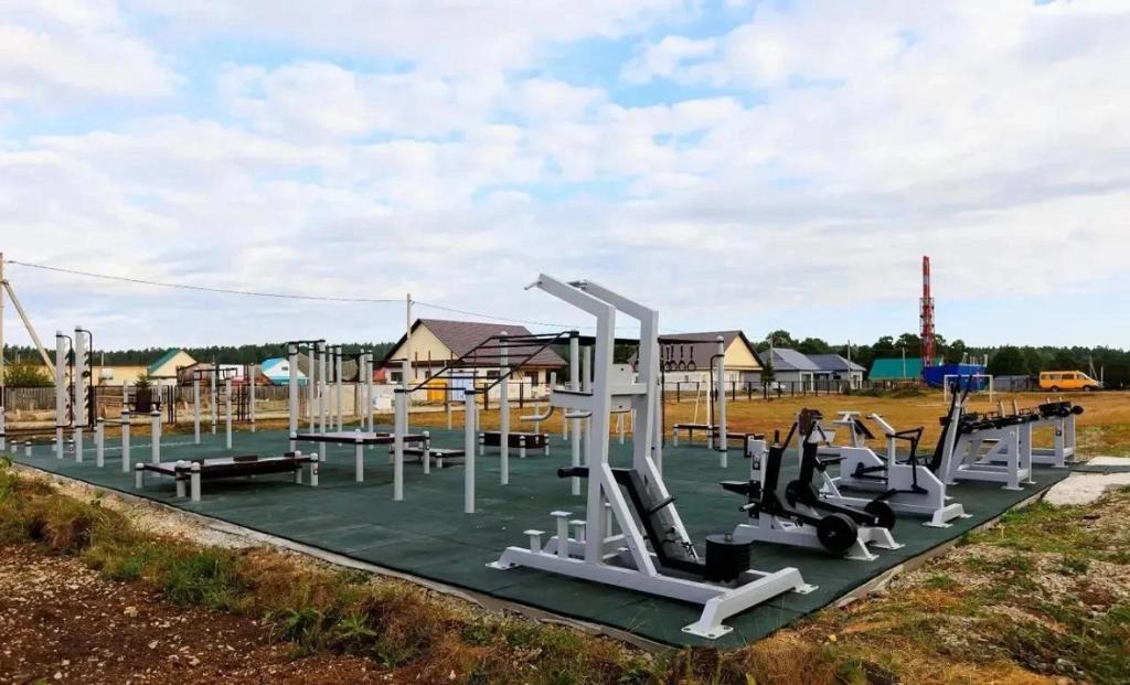 В Башкирии открыли десять новых уличных спортплощадок