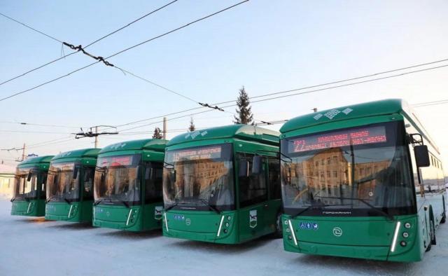 В Уфе закупили пять новых троллейбусов