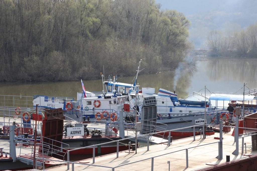 Две переправы закрыли в Уфе из-за резкого подъема уровня воды