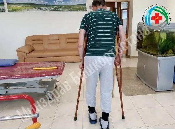 В Башкирии врачи поставили на ноги бойца с минно-взрывным ранением