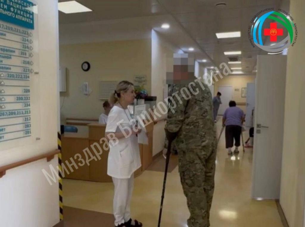 В Уфе врачи поставили на ноги бойца СВО после тяжелого ранения