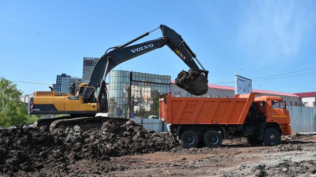 В Уфе начали строительство еще одного снегоплавильного пункта