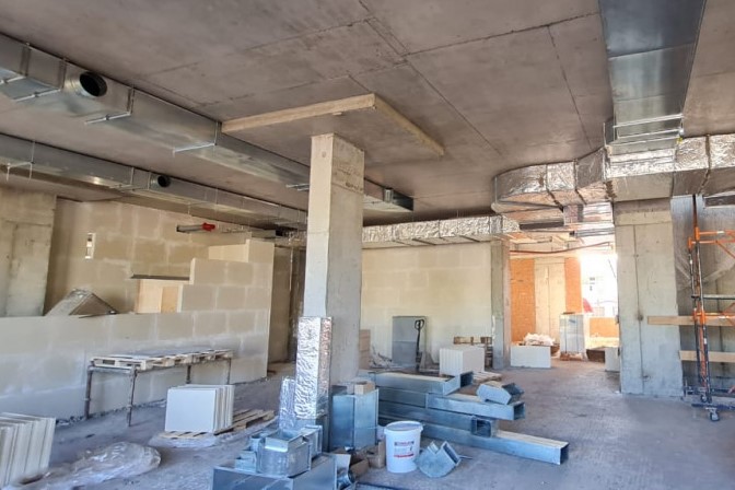 В Уфе строители завершили возведение третьего этажа Республиканского центра детской онкологии и гематологии