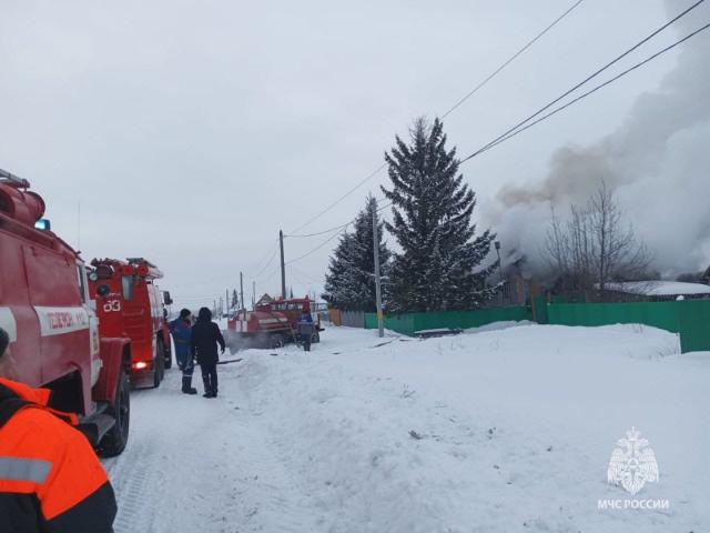 В Башкирии во время пожара обнаружили тело мужчины