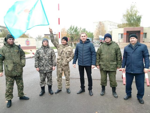 Мэр Агидели посетил мобилизованных солдат в Пензе