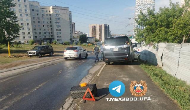 Видео: в Уфе сбили двух 10-летних девочек