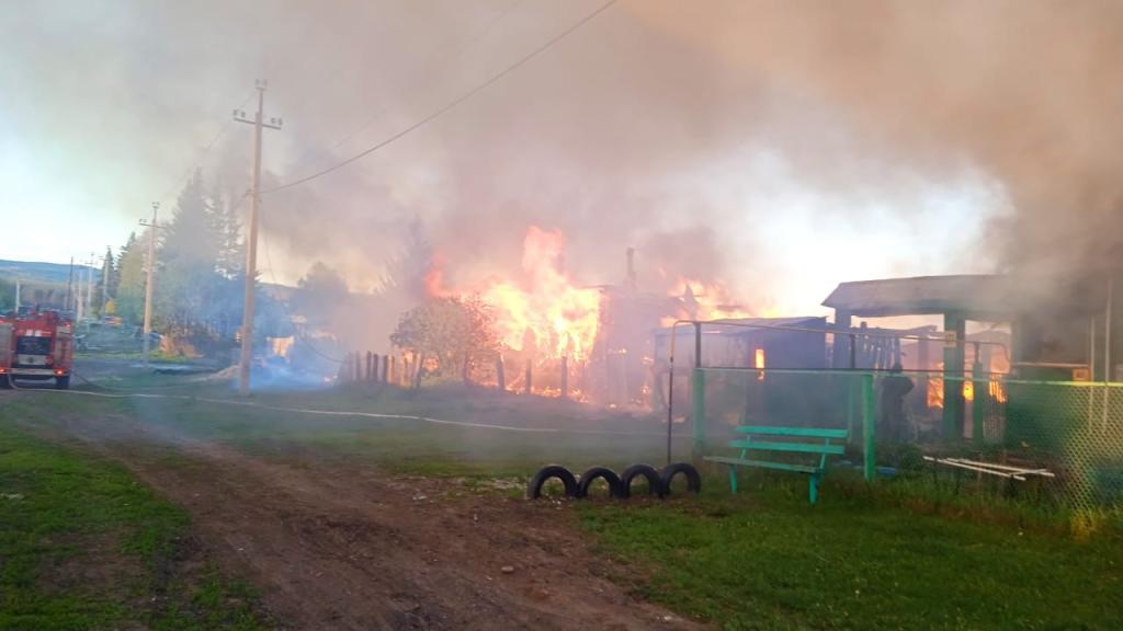 70-летний мужчина погиб при пожаре в частном доме в Башкирии