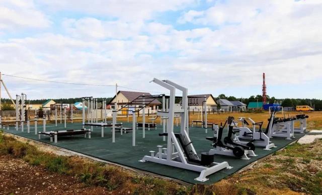В Башкирии открыли десять новых уличных спортплощадок