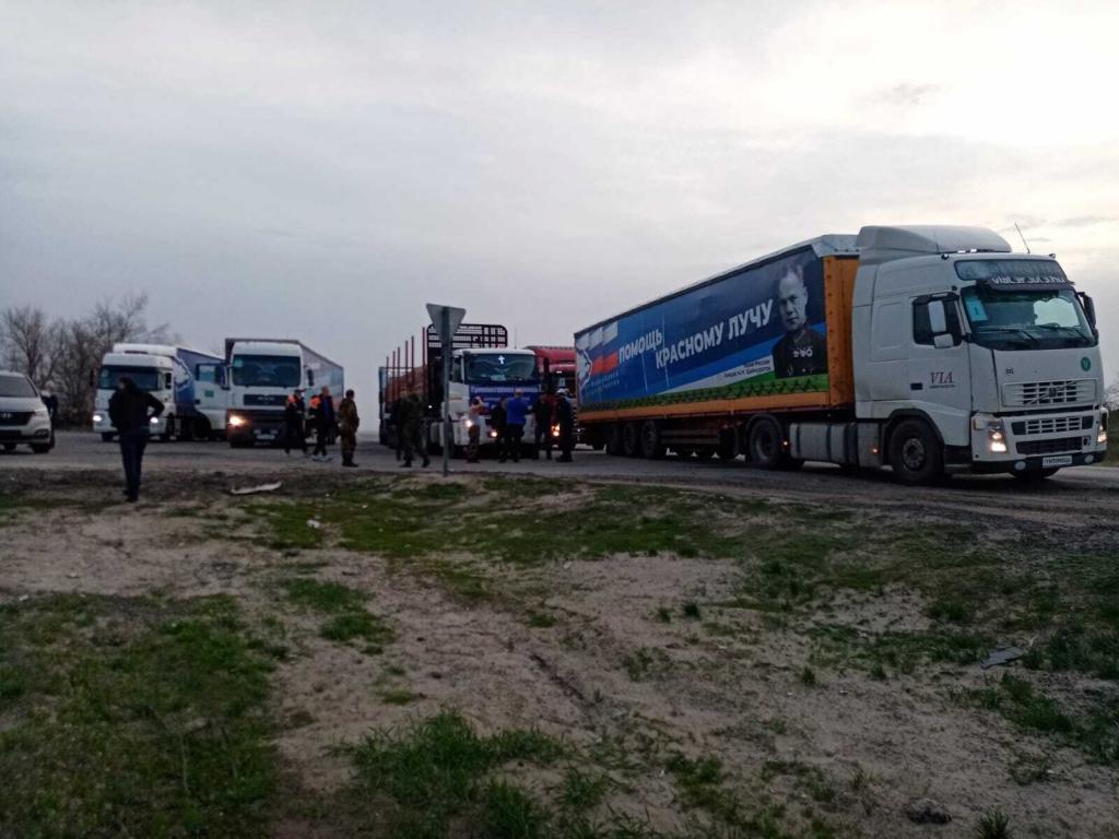 Гуманитарный конвой из Башкирии объехал Ростов-на-Дону и разделился