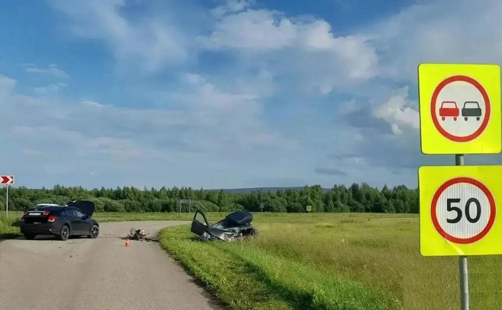 В Башкирии водитель погиб в аварии из-за нарушительницы на встречке